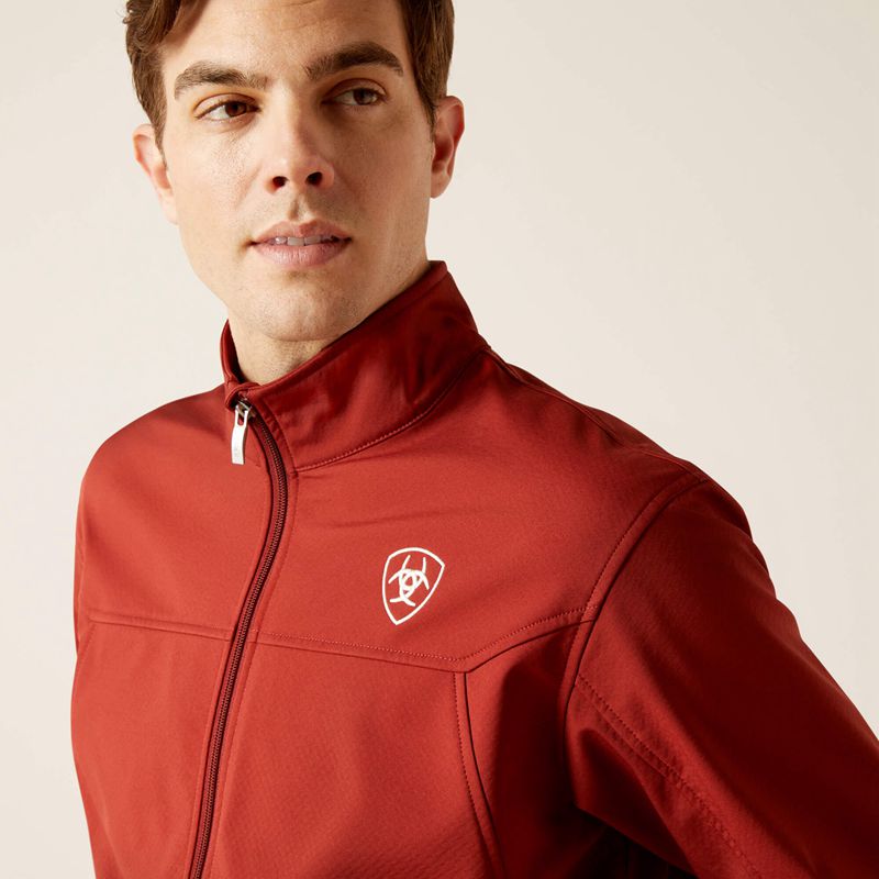 Ariat New Team Softshell Jacket Fired Brick Polska | HCAUVN-249