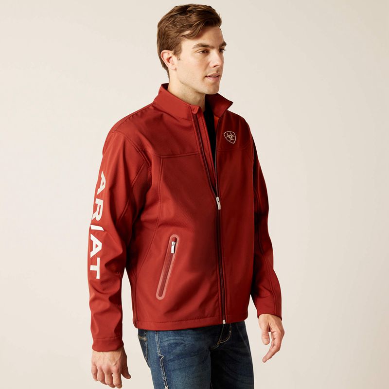 Ariat New Team Softshell Jacket Fired Brick Polska | HCAUVN-249