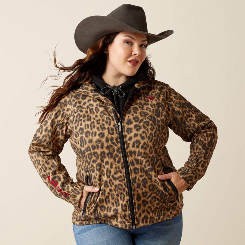 Ariat New Team Softshell Print Jacket Panterka Polska | KPEBWZ-709