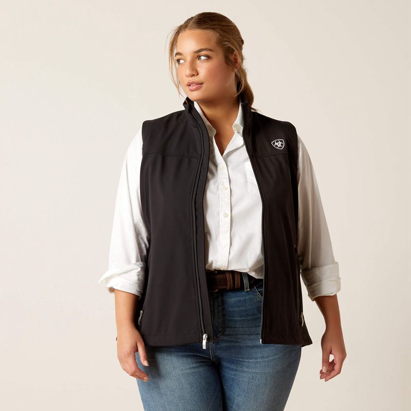 Ariat New Team Softshell Vest Czarne Polska | JPIOYH-627