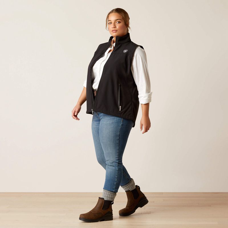 Ariat New Team Softshell Vest Czarne Polska | JPIOYH-627