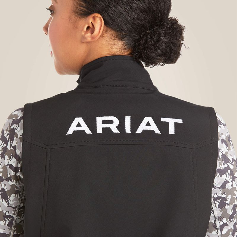 Ariat New Team Softshell Vest Czarne Polska | JPIOYH-627