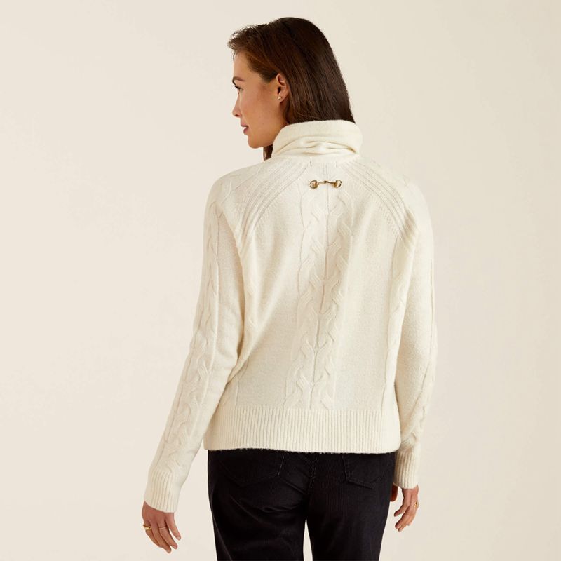 Ariat Novato Sweater Vanilla Ice Polska | LUHKXM-754