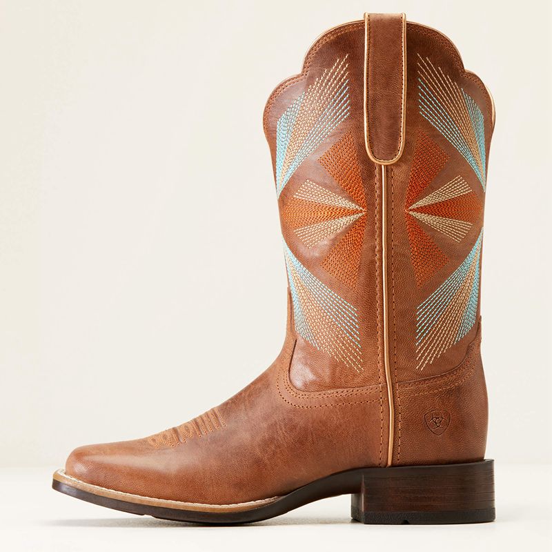 Ariat Oak Grove Western Boot Maple Glaze Polska | GIEYJZ-312