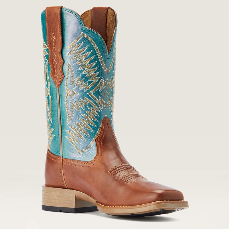 Ariat Odessa Stretchfit Western Boot Almond Roca Polska | WHOAYV-201