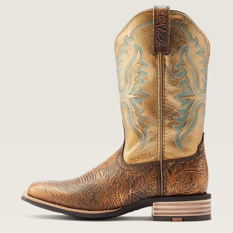 Ariat Olena Western Boot Bronze Age Polska | JBWUXA-417