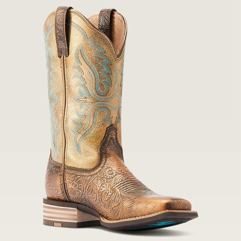 Ariat Olena Western Boot Bronze Age Polska | JBWUXA-417