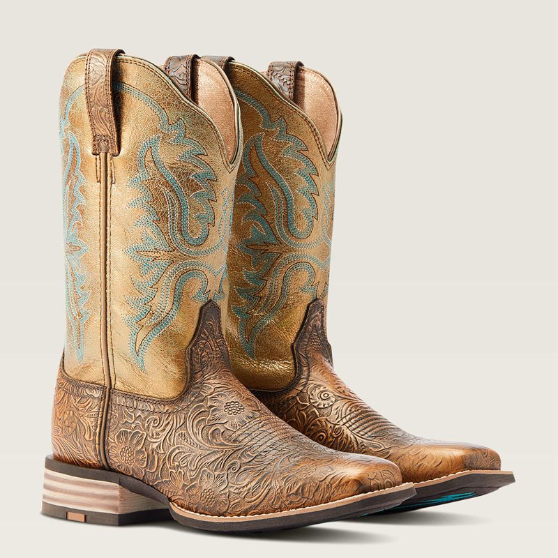 Ariat Olena Western Boot Bronze Age Polska | JBWUXA-417