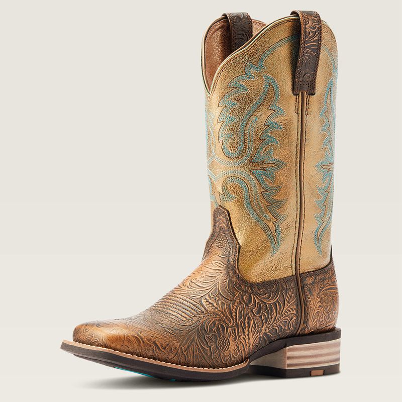 Ariat Olena Western Boot Bronze Age Polska | JBWUXA-417