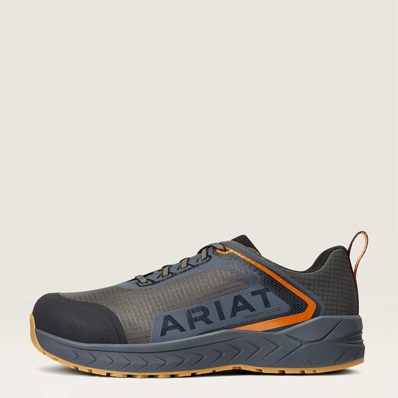 Ariat Outpace™ Composite Toe Safety Shoe Gunmetal Polska | BYJMHU-102