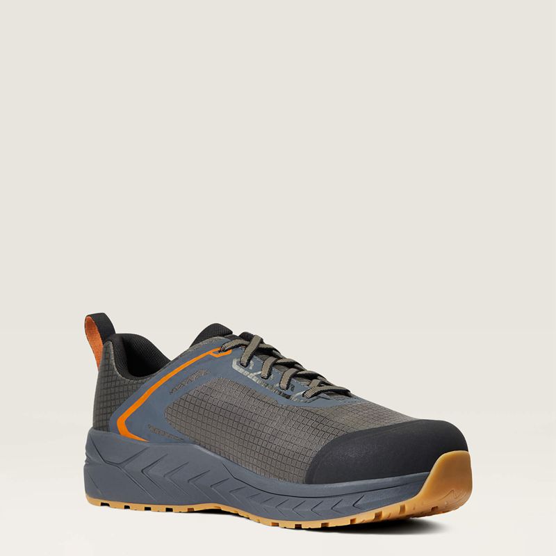 Ariat Outpace™ Composite Toe Safety Shoe Gunmetal Polska | BYJMHU-102