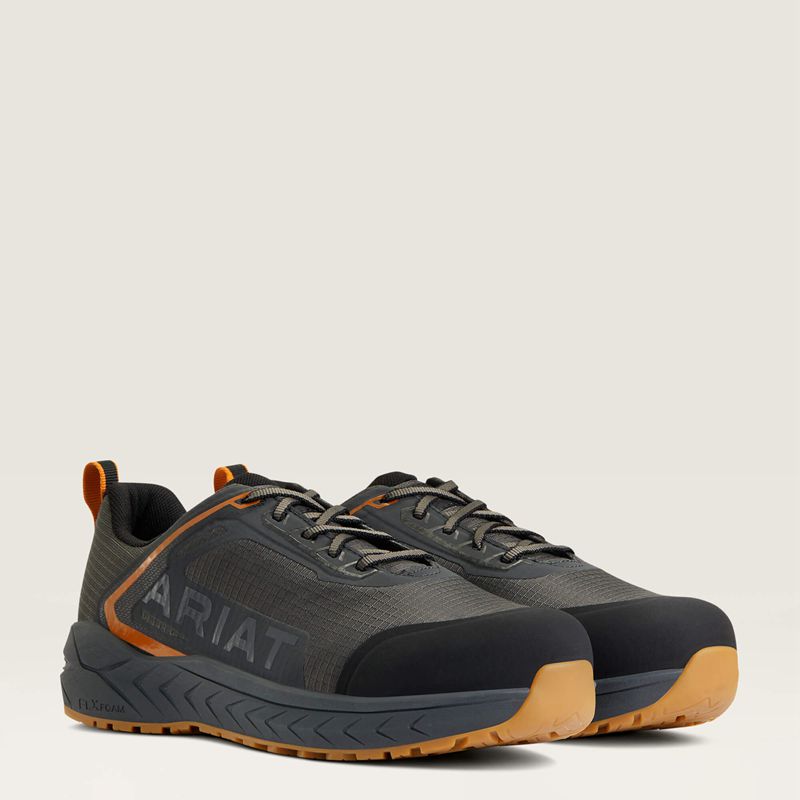 Ariat Outpace™ Composite Toe Safety Shoe Gunmetal Polska | BYJMHU-102