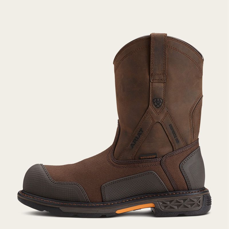 Ariat Overdrive Xtr Waterproof Composite Toe Work Boot Brązowe Polska | MVZWCL-091