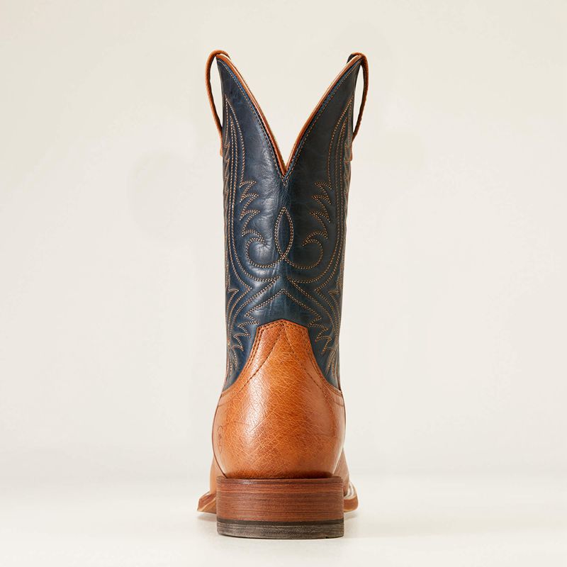 Ariat Paxton Pro Cowboy Boot Antique Tan Smooth Quill Ostri Polska | HXTDYK-581