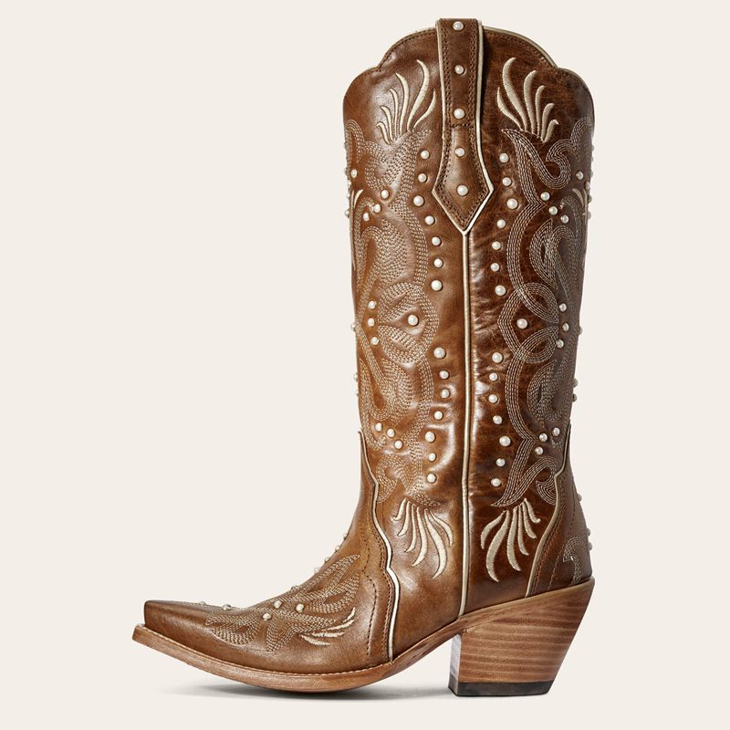 Ariat Pearl Western Boot Amber Polska | WXYKIN-874