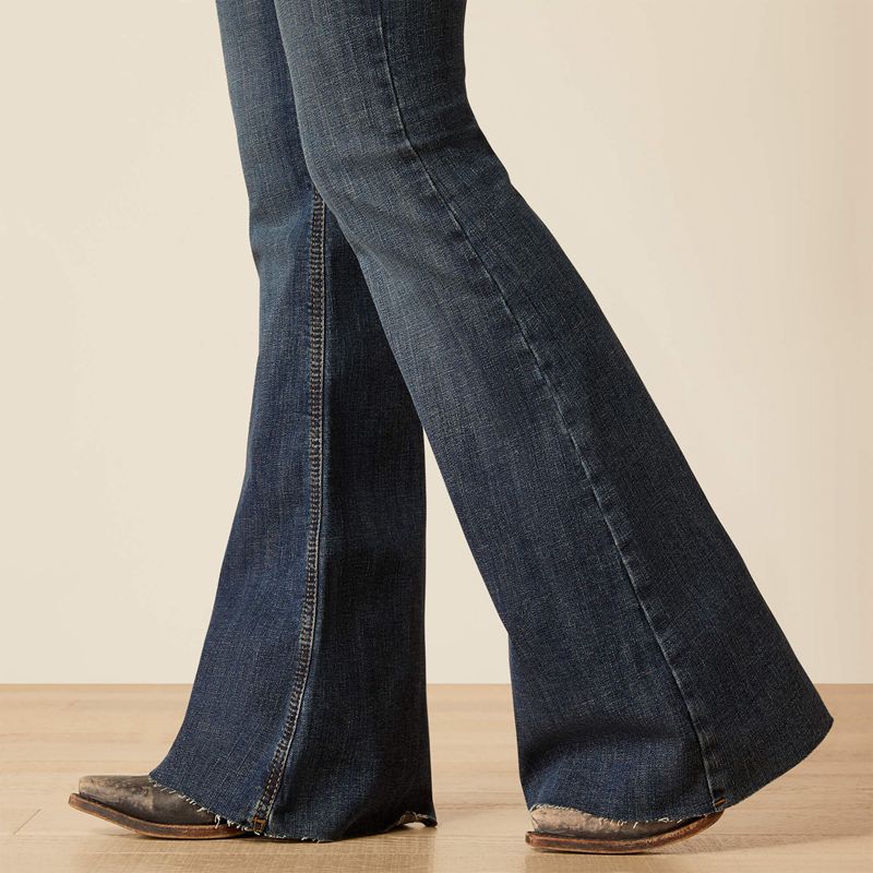 Ariat Perfect Rise Kallie Flare Jeans Florida Polska | ABDXCP-526