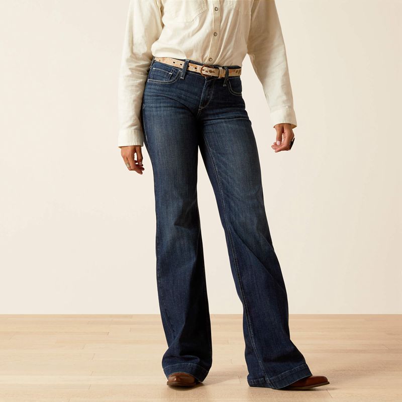 Ariat Perfect Rise Tyra Trouser Midnight Polska | SLVUYK-328