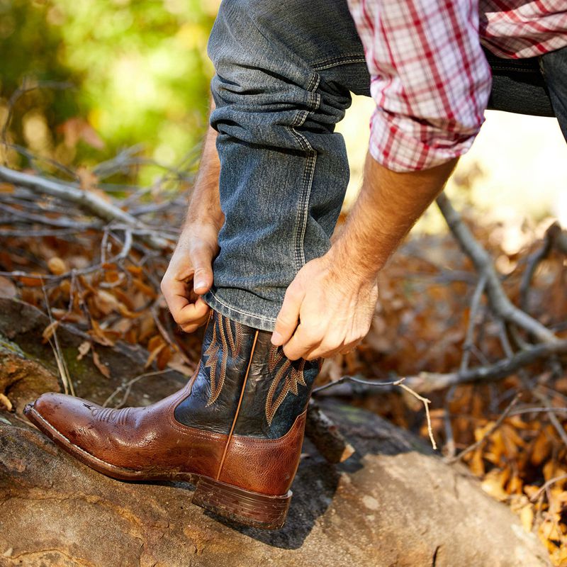 Ariat Plano Western Boot Gingersnap Polska | XVORCG-045