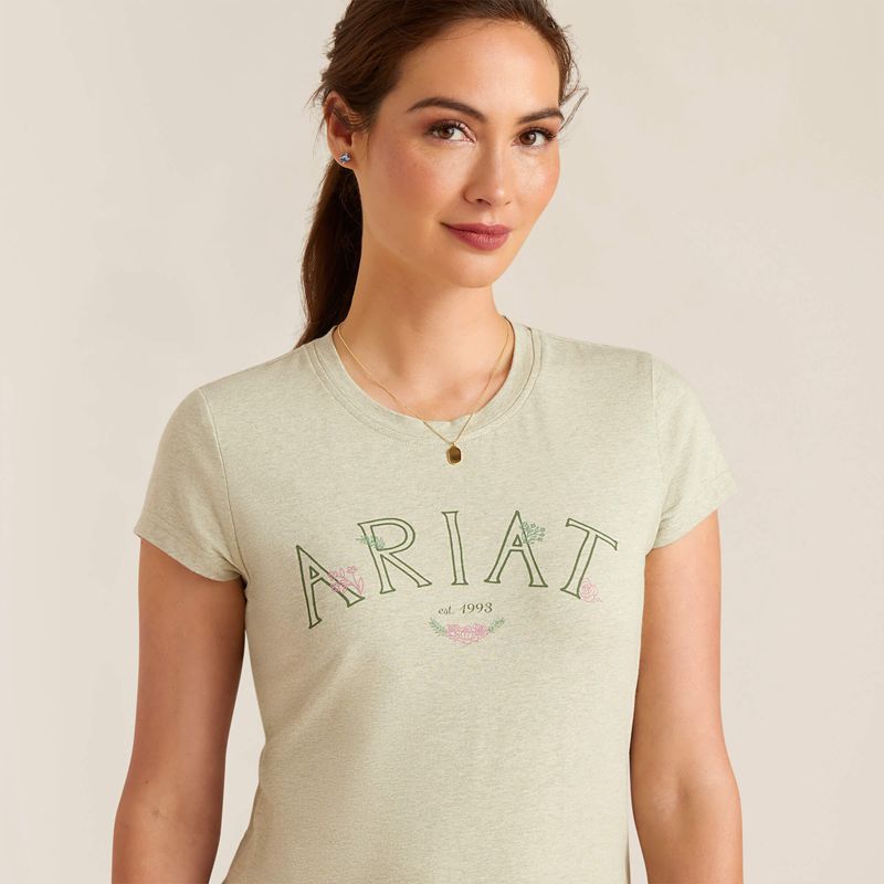 Ariat Posey T-Shirt Zielone Polska | BDWASY-562