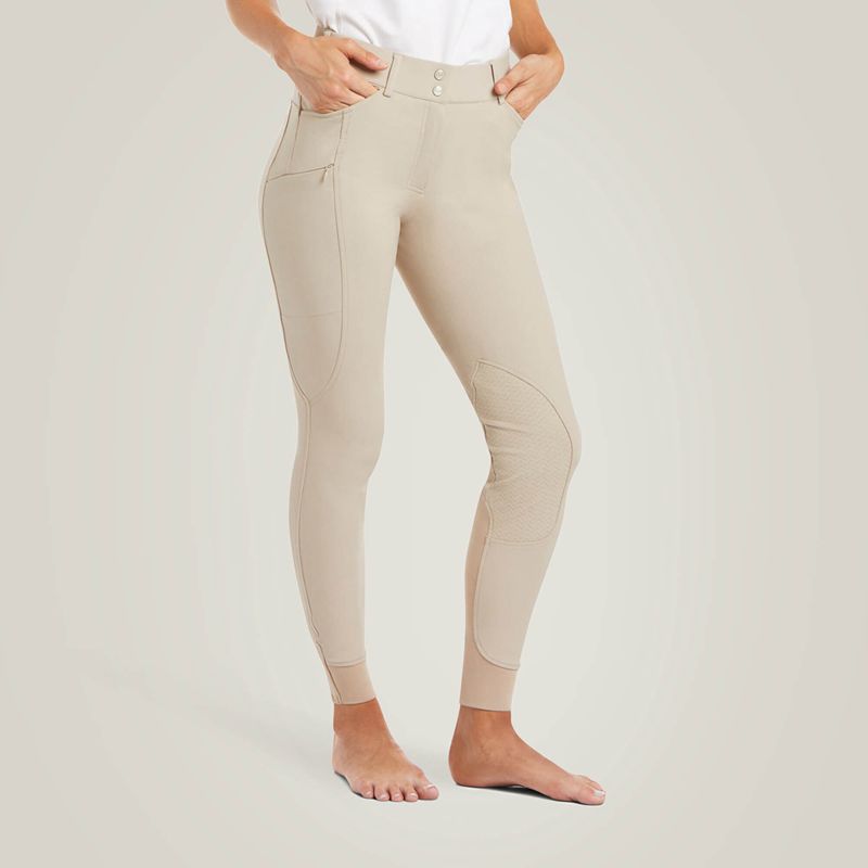 Ariat Prelude Knee Patch Breech Olympia Tan Polska | FXJZTQ-126