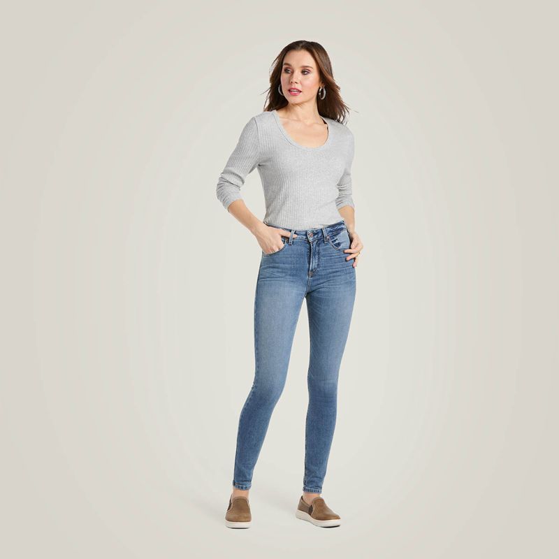 Ariat Premium High Rise Skinny Jean Stretch Asmu Cameroon Polska | PQWUJV-168