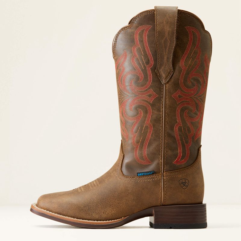 Ariat Primera Stretchfit Waterproof Western Boot Pebble Polska | DNSEBA-693