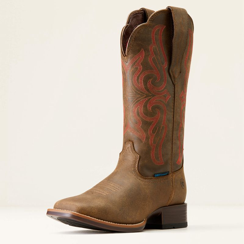 Ariat Primera Stretchfit Waterproof Western Boot Pebble Polska | DNSEBA-693