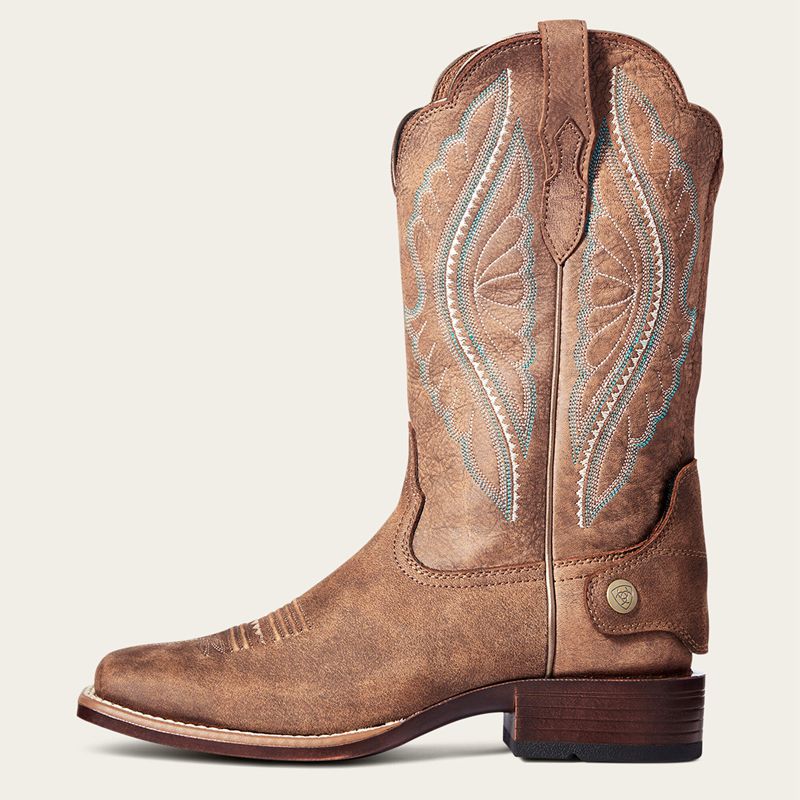 Ariat Primetime Ez Zip Western Boot Brązowe Polska | WZFRDL-297