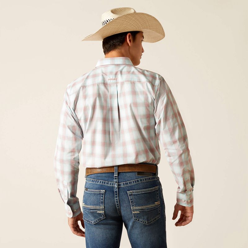 Ariat Pro Series King Fitted Shirt Sky Polska | LINJCT-418