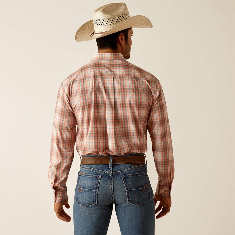 Ariat Pro Series Knox Classic Fit Shirt Koralowe Polska | RZSMGH-482