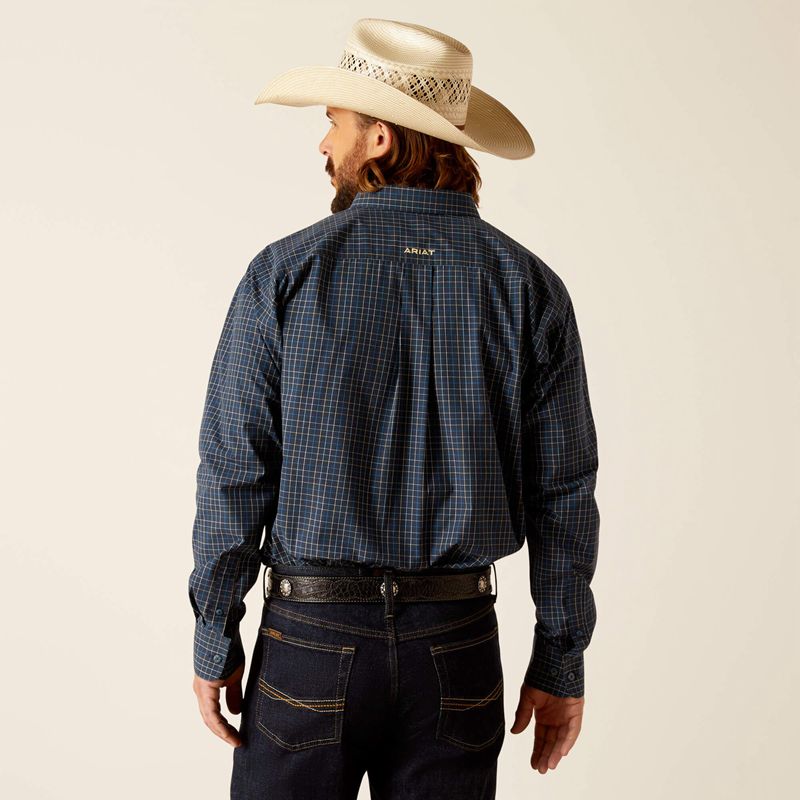 Ariat Pro Series Pharell Classic Fit Shirt Granatowe Polska | APHSNR-513