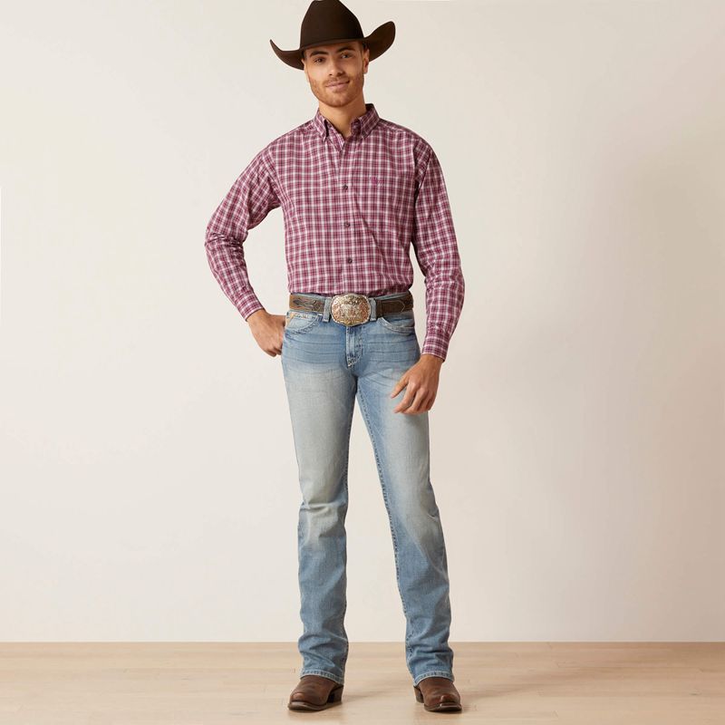 Ariat Pro Series Shepherd Classic Fit Shirt Białe Polska | IDPCMG-029