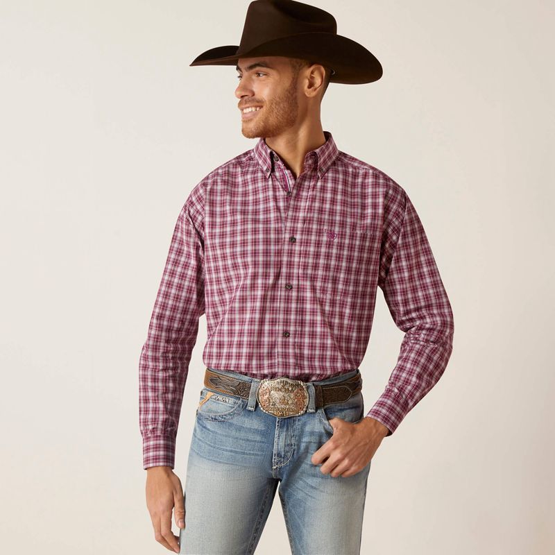 Ariat Pro Series Shepherd Classic Fit Shirt Białe Polska | IDPCMG-029