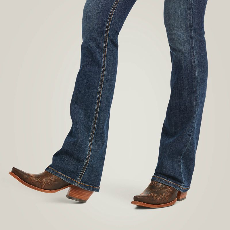 Ariat R.E.A.L. High Rise Fernanda Boot Cut Jean Arkansas Polska | EOKWDF-760