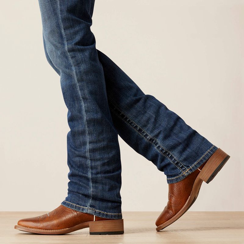 Ariat R.E.A.L. Mid Rise Everlee Straight Jean Irvine Polska | HIEKFA-193