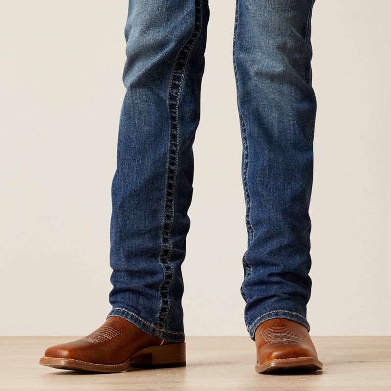 Ariat R.E.A.L. Mid Rise Everlee Straight Jean Irvine Polska | HIEKFA-193