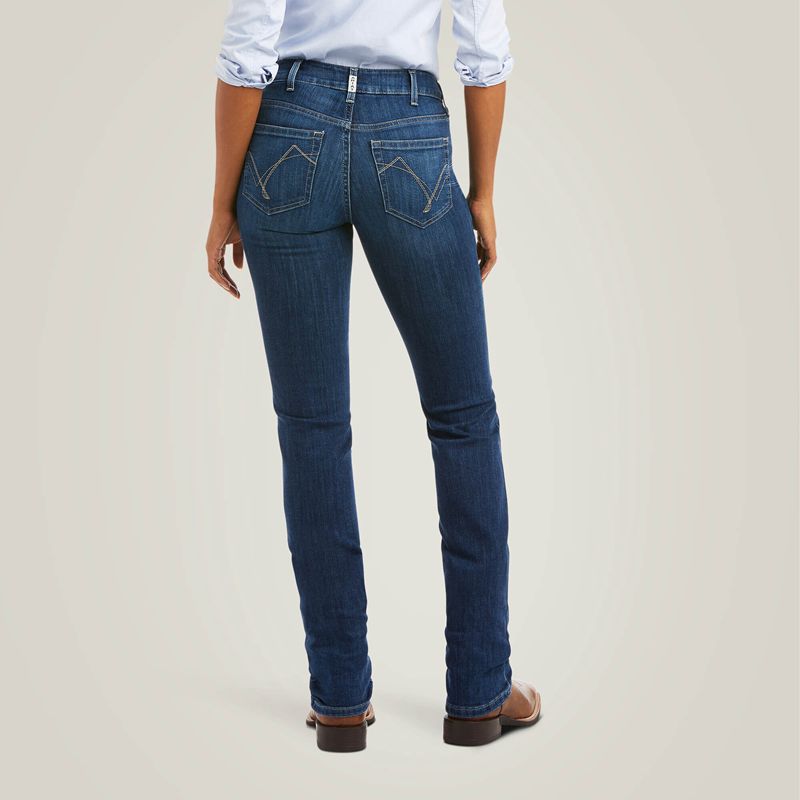 Ariat R.E.A.L. Perfect Rise Abby Straight Jean Mackenzie Polska | DYJMIK-690