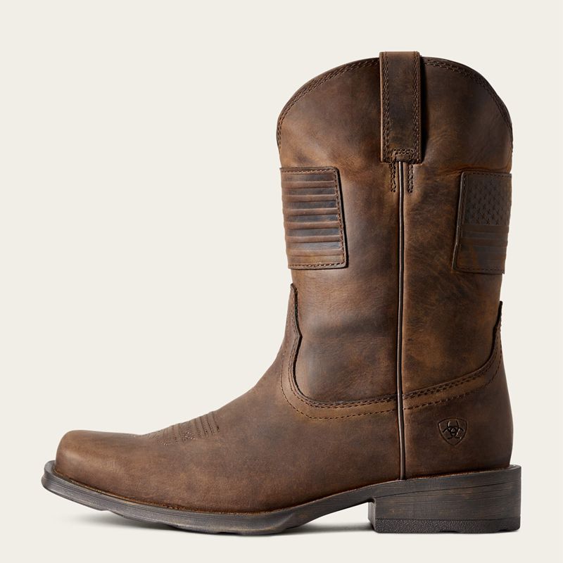 Ariat Rambler Patriot Western Boot Brązowe Polska | AYKNXR-823