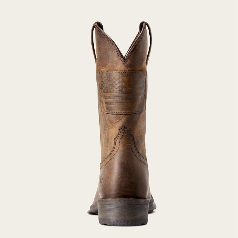 Ariat Rambler Patriot Western Boot Brązowe Polska | AYKNXR-823