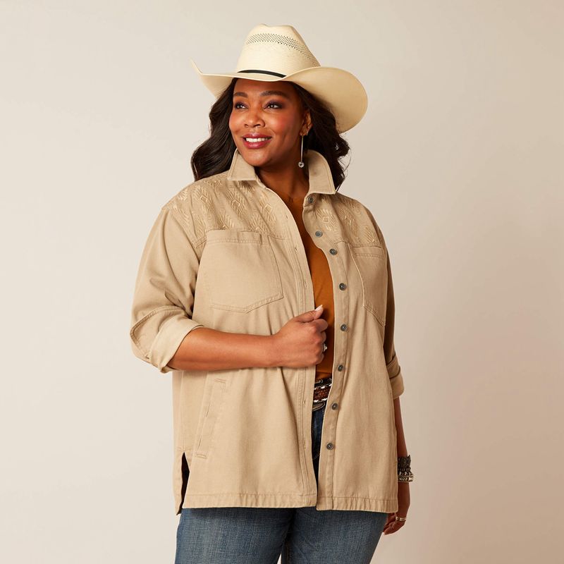 Ariat Ranchester Jacket Savannah Tan Polska | SQNVRY-375