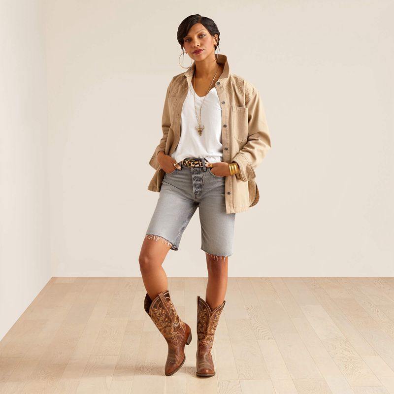 Ariat Ranchester Jacket Savannah Tan Polska | SQNVRY-375