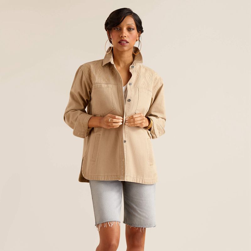 Ariat Ranchester Jacket Savannah Tan Polska | SQNVRY-375