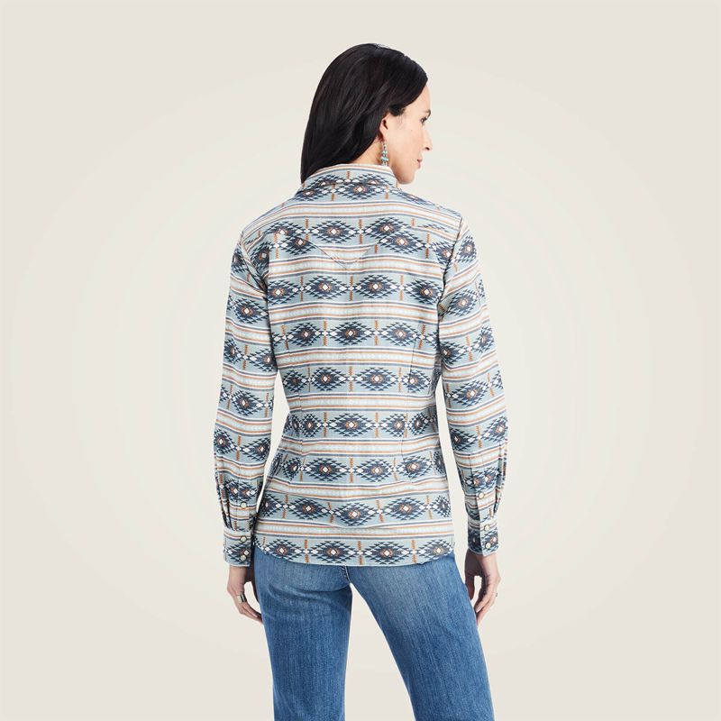 Ariat Real Creekside Shirt Creekside Jacquard Polska | IFGKHT-594