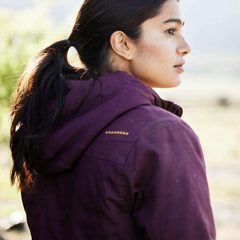 Ariat Rebar Duracanvas Insulated Jacket Plum Perfect Polska | TSBMCD-763