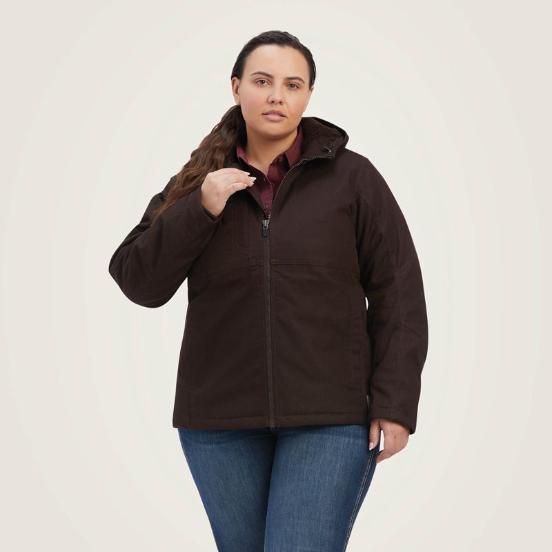 Ariat Rebar Duracanvas Insulated Jacket Mole Polska | QAKCOB-207