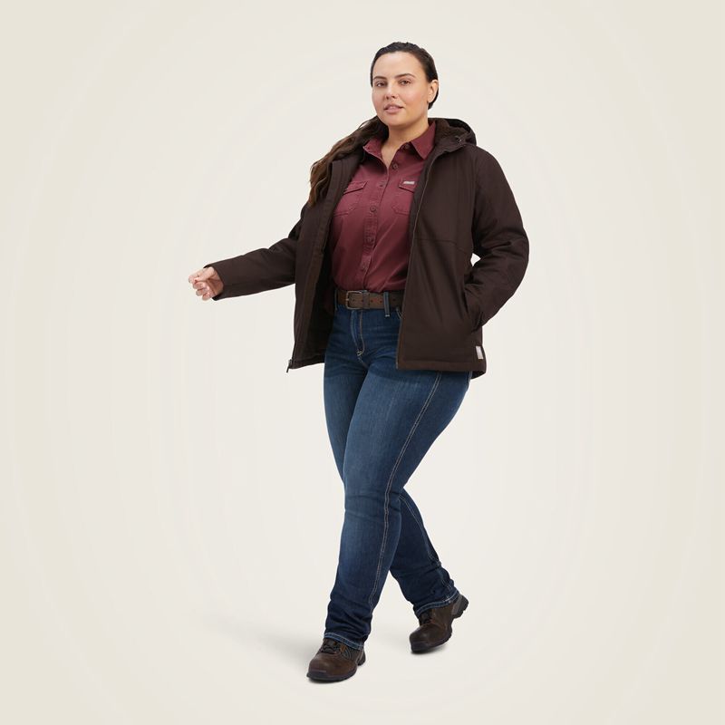 Ariat Rebar Duracanvas Insulated Jacket Mole Polska | QAKCOB-207