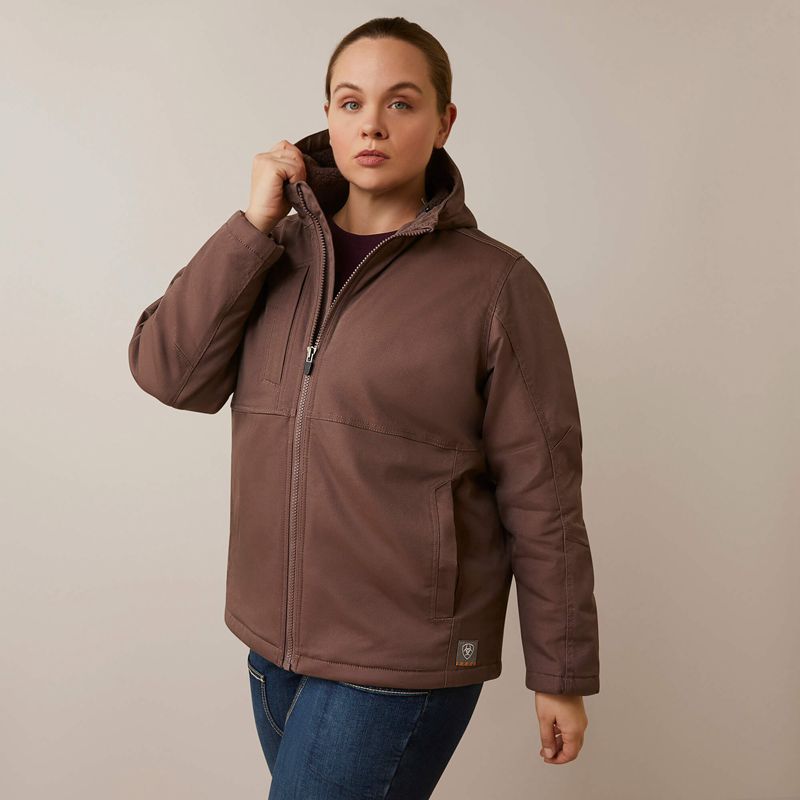 Ariat Rebar Duracanvas Insulated Jacket Peppercorn Polska | BGZFKS-624