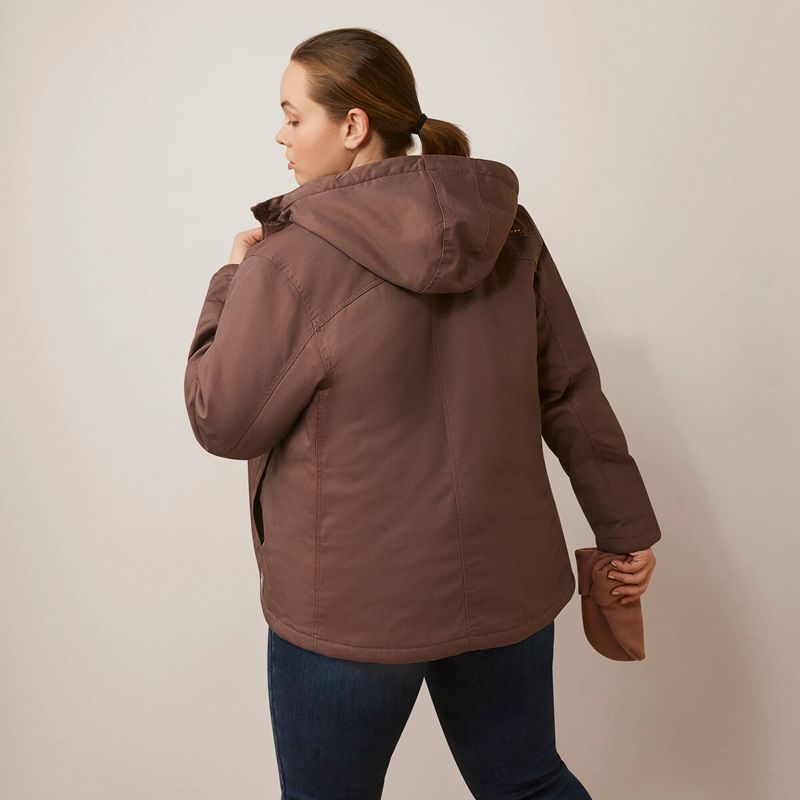 Ariat Rebar Duracanvas Insulated Jacket Peppercorn Polska | BGZFKS-624