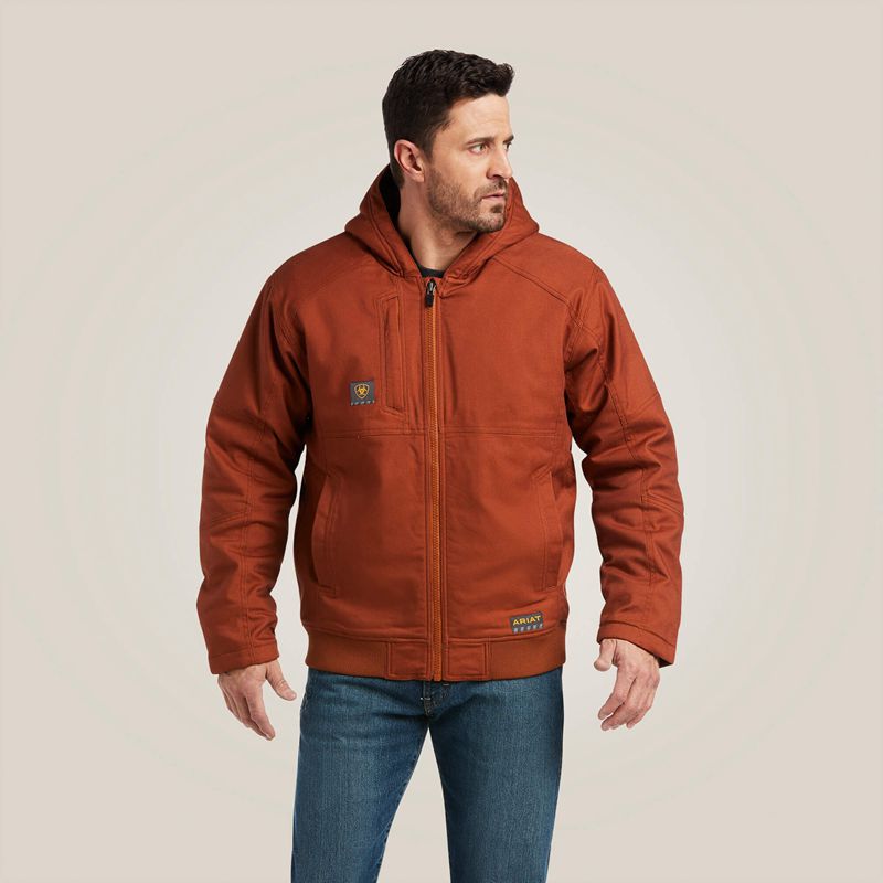 Ariat Rebar Duracanvas Jacket Miedź Polska | OTFHMA-805