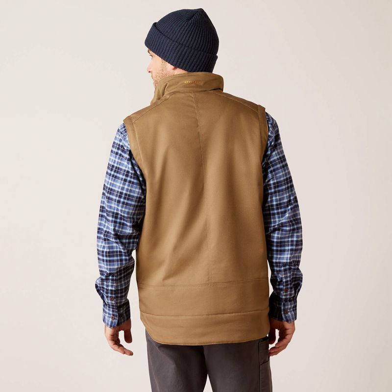 Ariat Rebar Duracanvas Vest Khaki Polska | HMZKQP-731